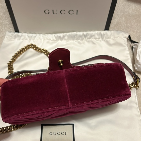 GUCCI MARMONT limited edition in velvet & silk lining - Picture 12 of 12
